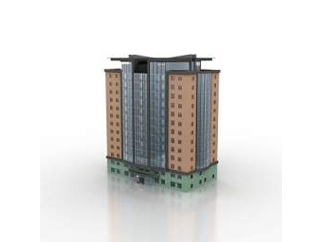 Free Building N 3D model_2_1_1_1 For Architecture 3Ds Max Model Download